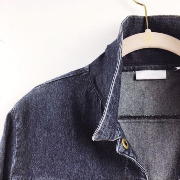 Halogen Blue Denim Jean Jacket - Picture 6 of 7